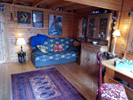 The cosy interior of chalet Casita de Montana...